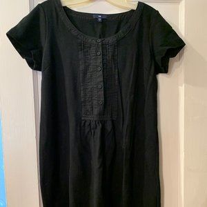 Gap womens black tunic/minidress/coverup size 8